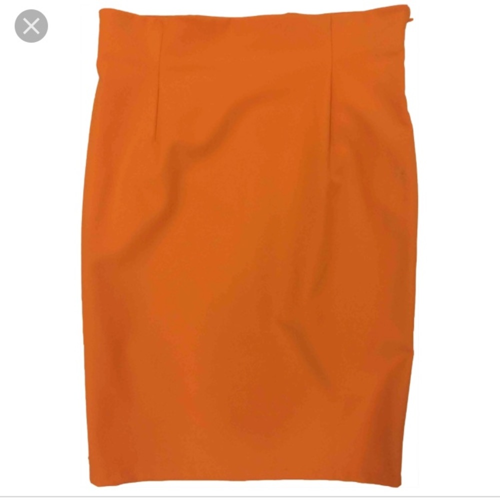 TAG ON! Malene Birger Orange Mid-Length Skirt